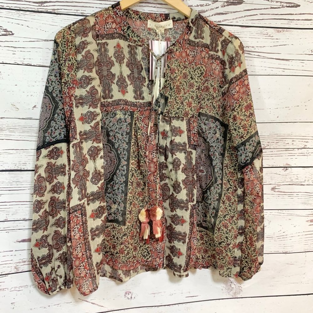 Lovestitch Boho Blouse Small NWT